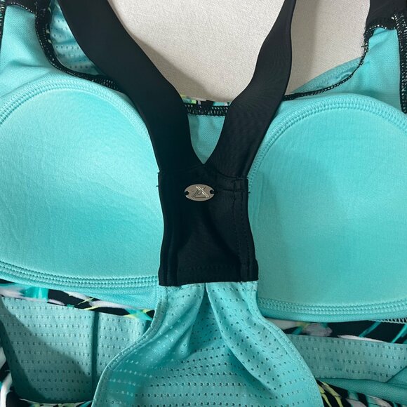 ZeroXposur Women's UPF 50+ Swim Tankini  Wide Strap and Built-In Shelf Bra  NWOT - Picture 6 of 15